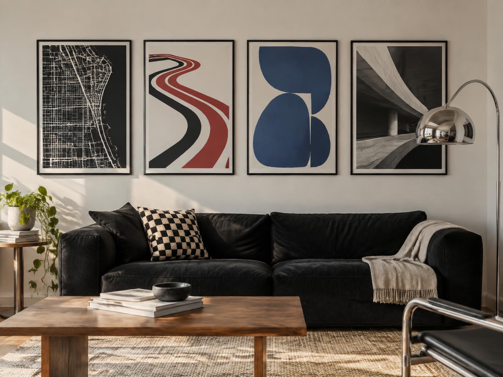 A coordinated setup of WALLGUY art